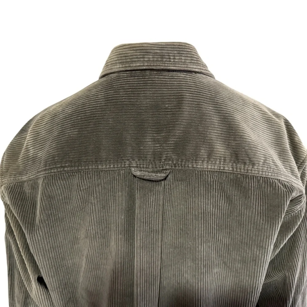 Vintage Northwest Outfitters Olive Wide Wale Corduroy Shirt Jacket Shacket XL